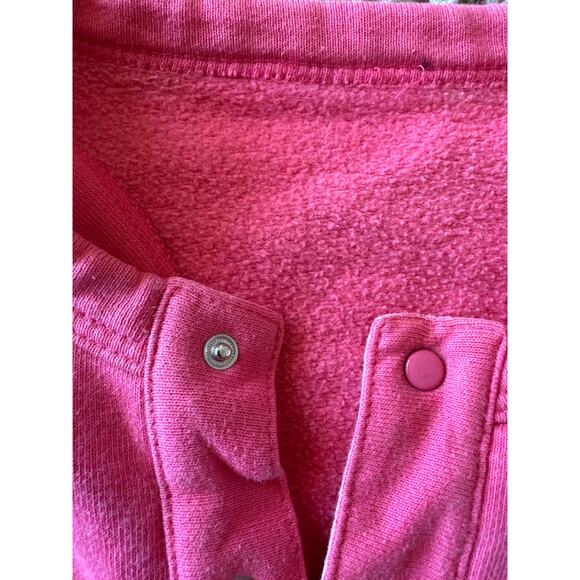 Vintage Patagonia Coral Pink L Quarter Snap Sweatshirt - Picture 2 of 7